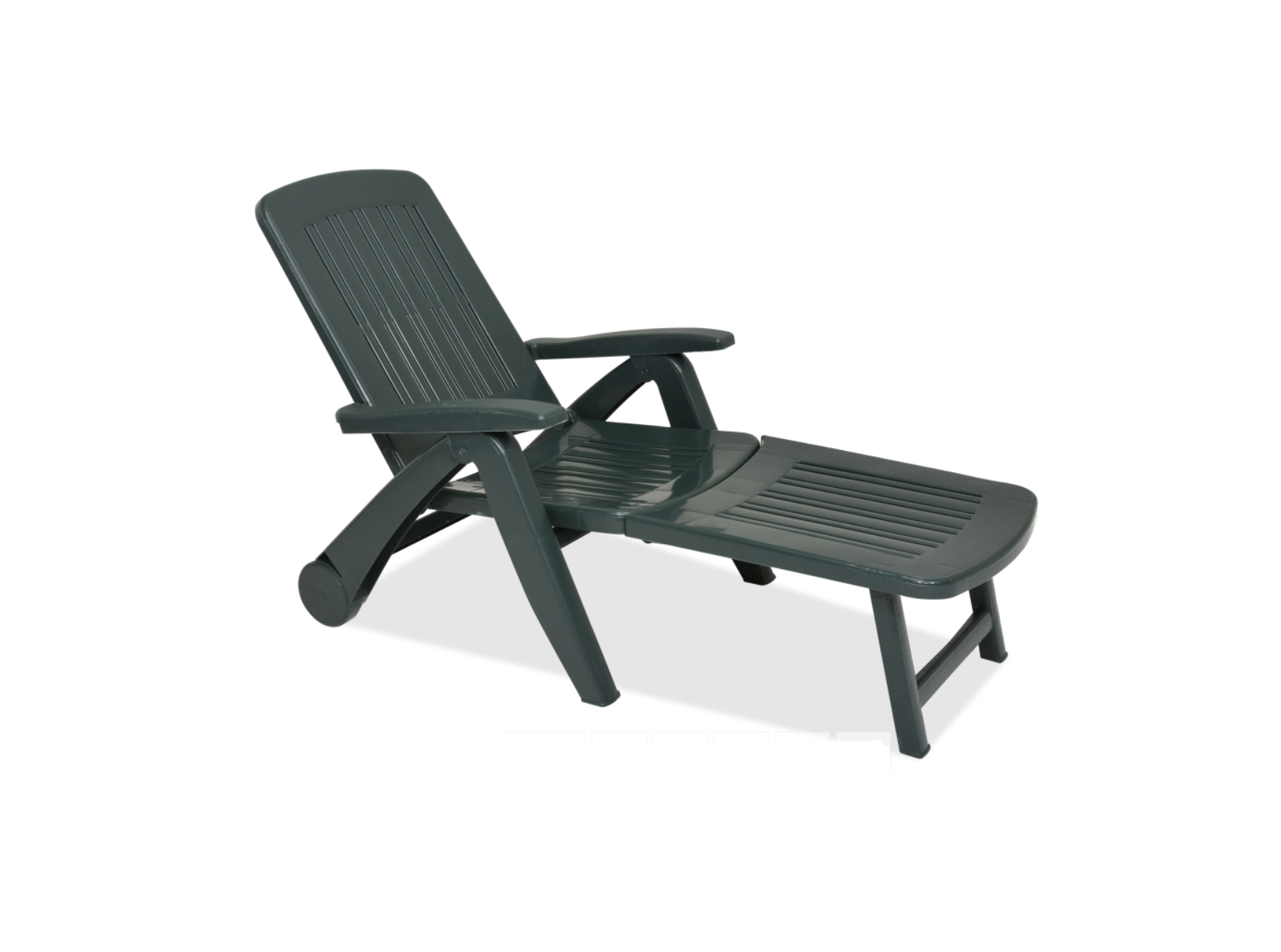 Plastové lehátko CANCUN - zelené ZAVÁDĚCÍ CENA!