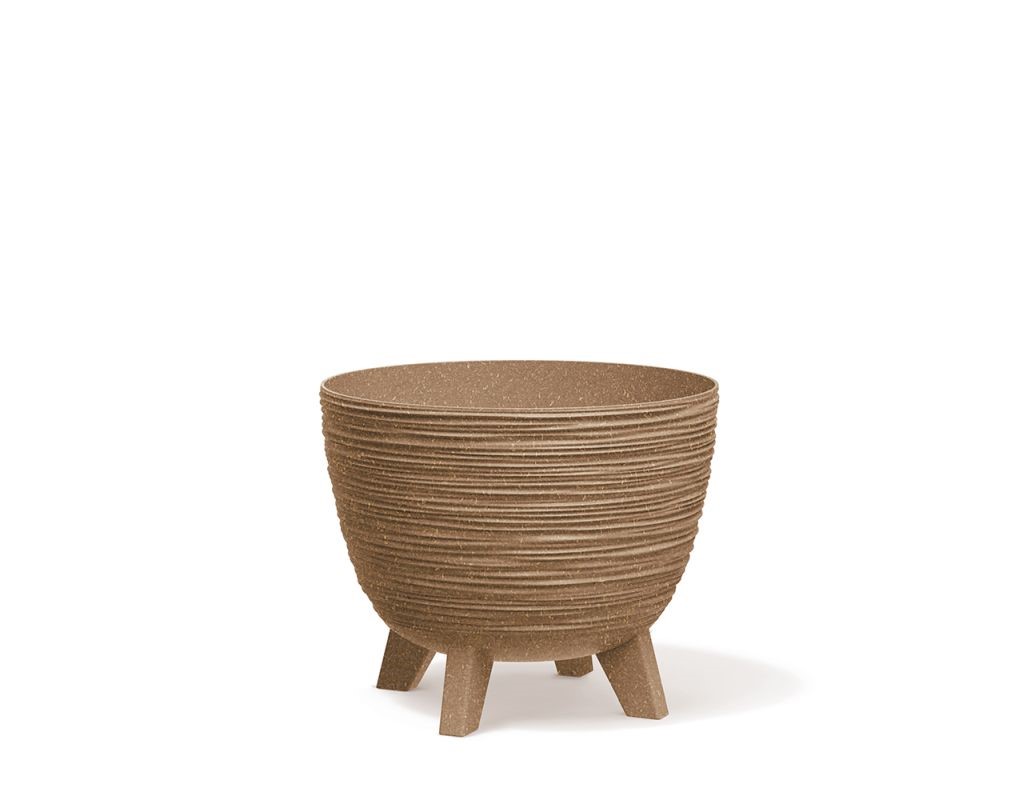 Květináč FURU 29 cm na nožičkách naturo