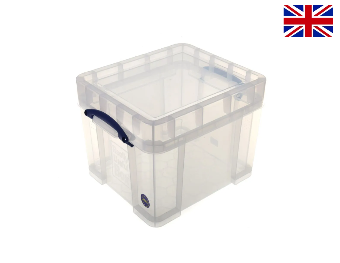 REALLY USEFUL box 35L XL vhodné na uložení LP desek