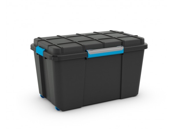 Plastový box na urny - Scuba s víkem XL černá