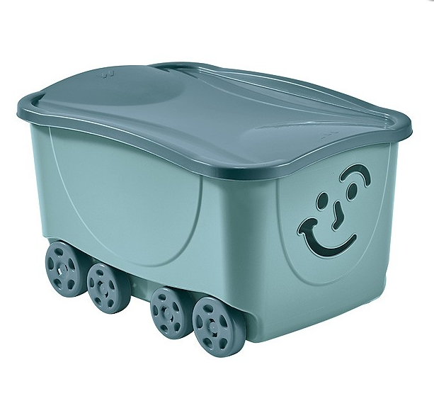 Box FANCY s kolečky modrá - BLACK FRIDAY