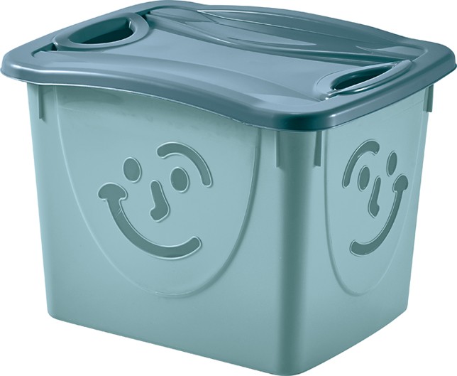 SMILE BOX na hračky modrý BLACK FRIDAY!