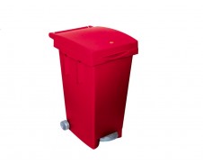 Koš na tříděný odpad Big Tata 80l červená