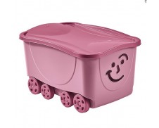 Box Fancy s kolečky růžová